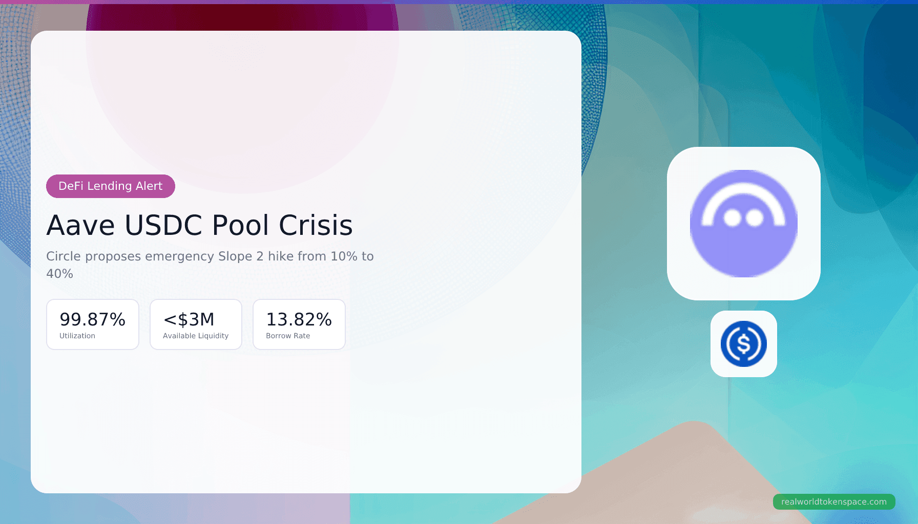 Aave's Frozen USDC Pool: Inside Circle's Emergency Rate Proposal