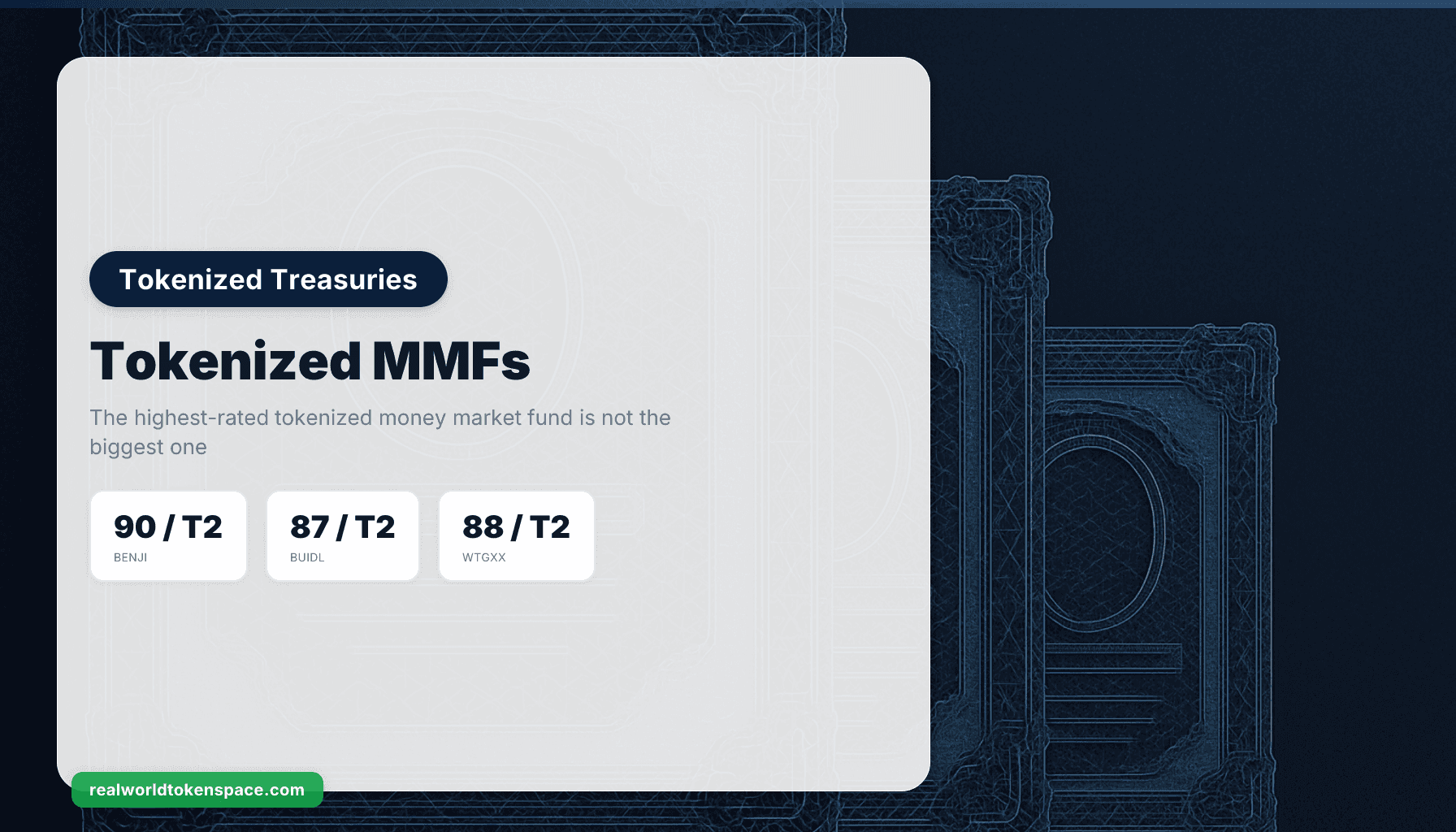 Tokenized Money Market Funds: BENJI vs BUIDL vs WTGXX 2026 | RealWorldTokenSpace