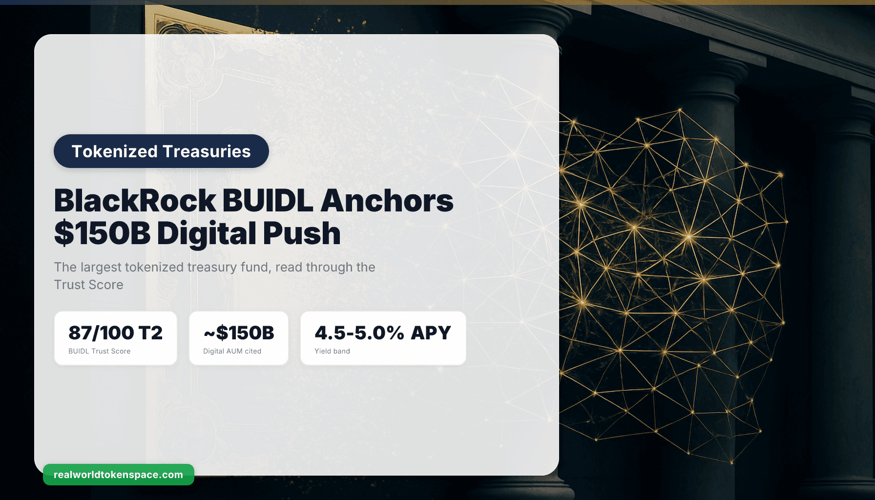 BlackRock BUIDL ขับเคลื่อนยุทธศาสตร์ดิจิทัลแอสเซท $150B | RealWorldTokenSpace