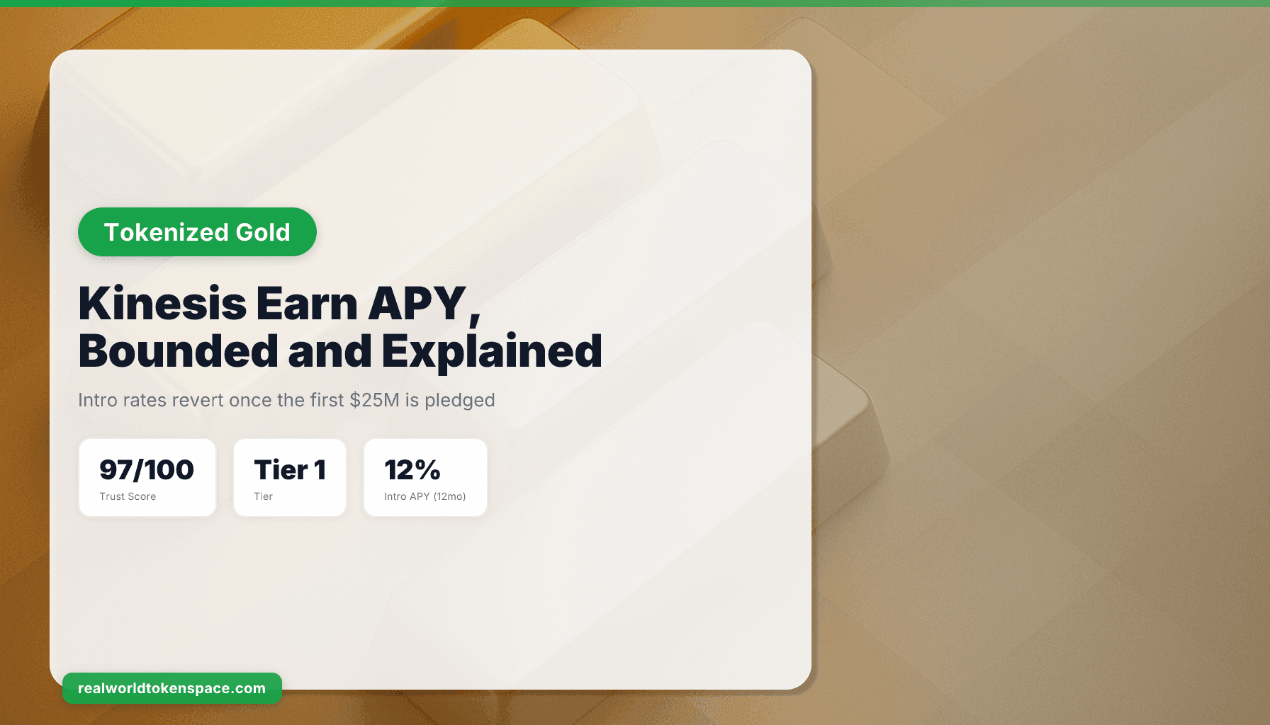 Kinesis Earn APY Explained: The 12/9/7% Intro Rates and When They Revert