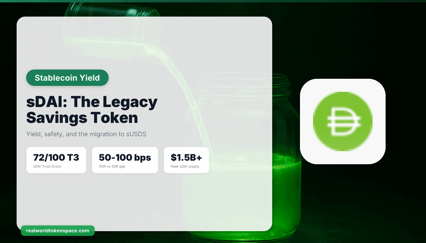 sDAI Explained: Yield, Safety, and the sUSDS Migration | RealWorldTokenSpace