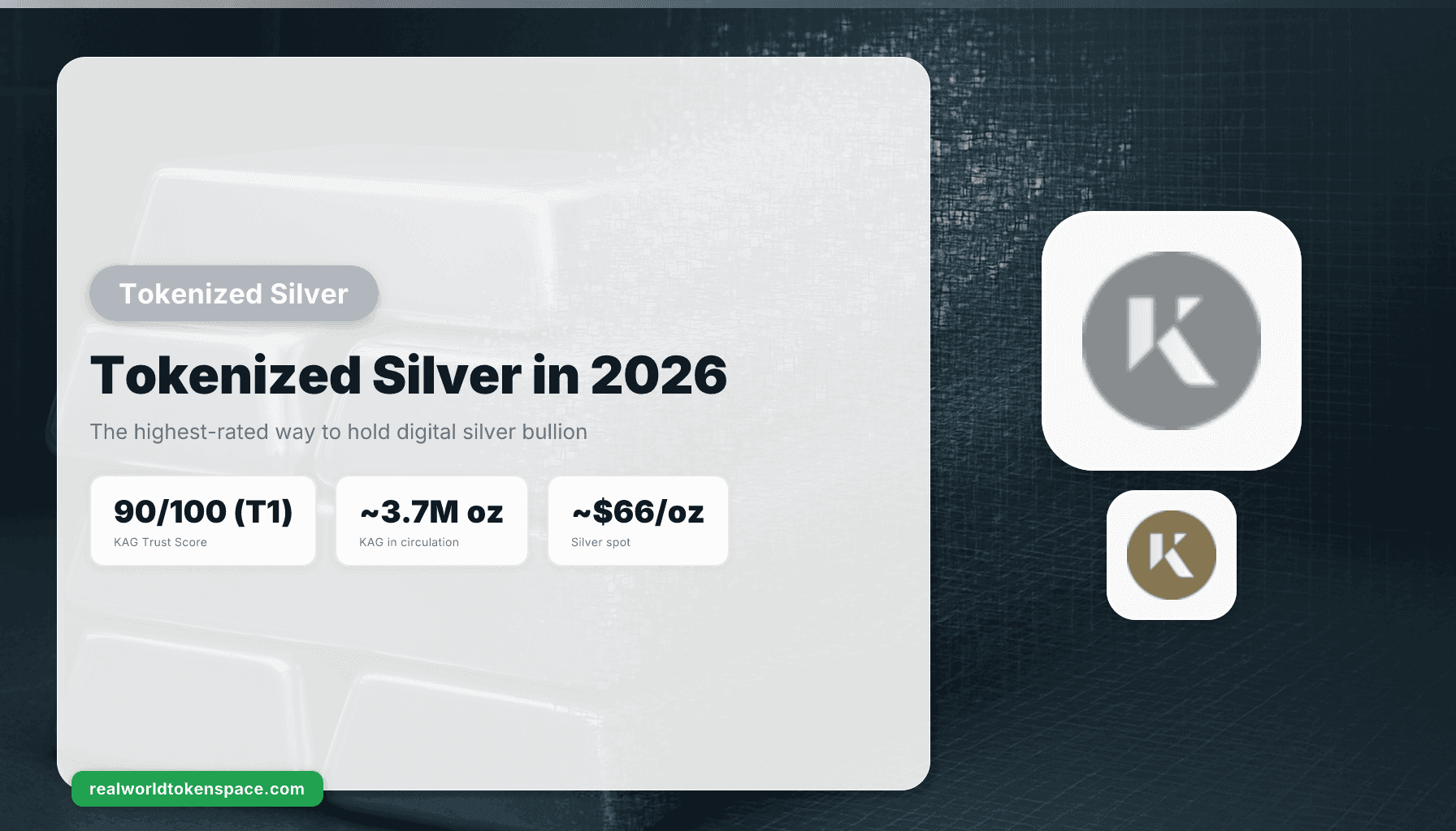 Tokenized Silver 2026: KAG, Backing, and Trust Scores | RealWorldTokenSpace