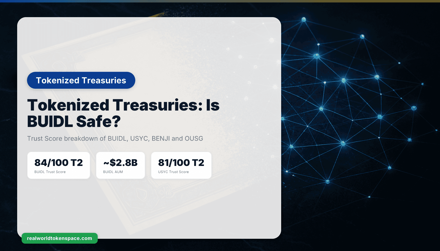 Tokenized Treasuries: Is BlackRock BUIDL Safe? Trust Score Breakdown | RealWorldTokenSpace