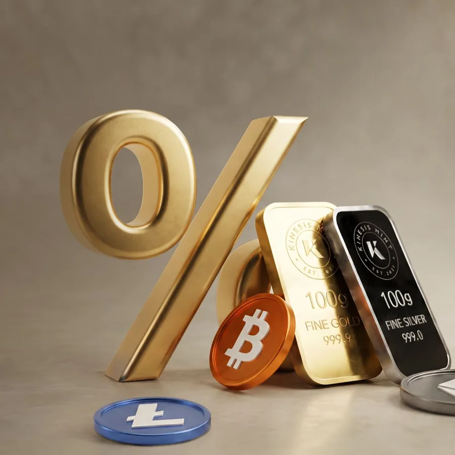 Kinesis Earn: fixed yield on gold, silver and digital assets